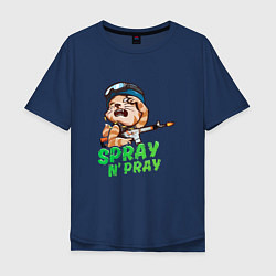 Мужская футболка оверсайз CS:GO Spray N Pray