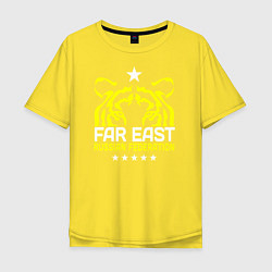 Мужская футболка оверсайз Far East: Russian Federation