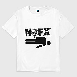 Мужская футболка оверсайз NOFX crushman