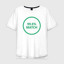 Мужская футболка оверсайз 99.8% Match