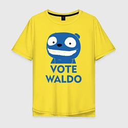 Мужская футболка оверсайз Vote Waldo