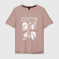 Мужская футболка оверсайз Led Zeppelin Band