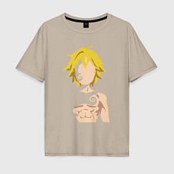 Мужская футболка оверсайз Meliodas