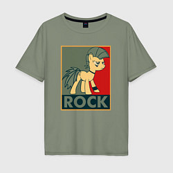 Мужская футболка оверсайз Rock Pony