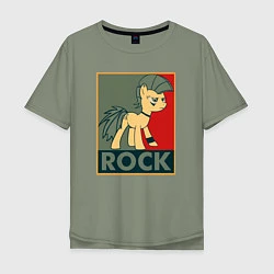 Мужская футболка оверсайз Rock Pony