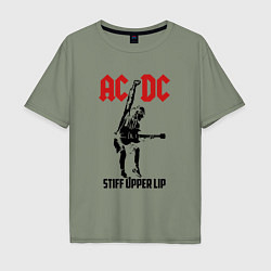 Мужская футболка оверсайз AC/DC: Stiff Upper Lip