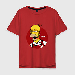 Мужская футболка оверсайз KFC Homer