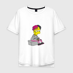 Мужская футболка оверсайз Bart: Lil Peep