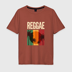 Мужская футболка оверсайз Reggae