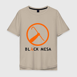 Мужская футболка оверсайз Black mesa: Scrap