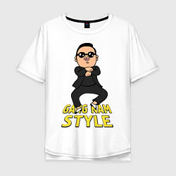 Мужская футболка оверсайз Gangnam style real
