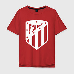 Футболка оверсайз мужская FC Atletico Madrid, цвет: красный
