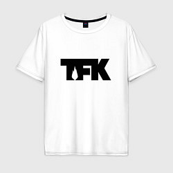 Мужская футболка оверсайз TFK: Black Logo