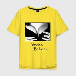 Мужская футболка оверсайз Monica Bellucci: Breast
