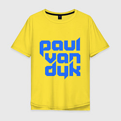 Мужская футболка оверсайз Paul van Dyk: Filled