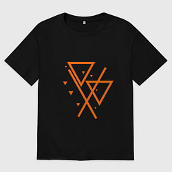 Футболка оверсайз мужская Paul van Dyk: Chaos, цвет: черный