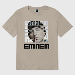 Футболка оверсайз мужская Eminem labyrinth, цвет: миндальный