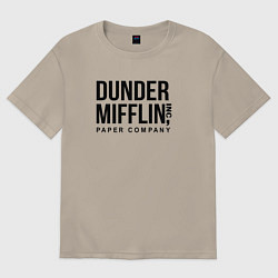 Мужская футболка оверсайз Dunder Mifflin
