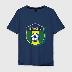Мужская футболка оверсайз Brazil Football
