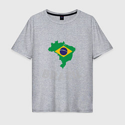 Мужская футболка оверсайз Brazil Country