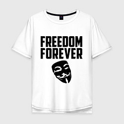 Мужская футболка оверсайз Freedom forever