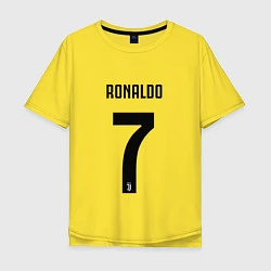 Футболка оверсайз мужская RONALDO 7, цвет: желтый