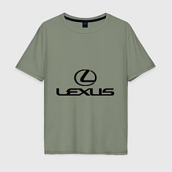 Мужская футболка оверсайз Lexus logo