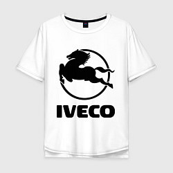 Футболка оверсайз мужская Iveco, цвет: белый