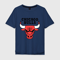 Мужская футболка оверсайз Chicago Bulls
