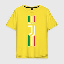 Футболка оверсайз мужская FC Juventus: Italy, цвет: желтый
