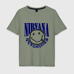 Мужская футболка оверсайз Nevermind Nirvana