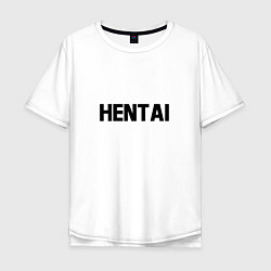 Мужская футболка оверсайз HENTAI