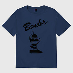 Мужская футболка оверсайз Bender monochrome