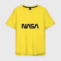 Футболка оверсайз мужская NASA, цвет: желтый