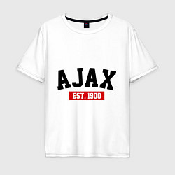 Мужская футболка оверсайз FC Ajax Est. 1900