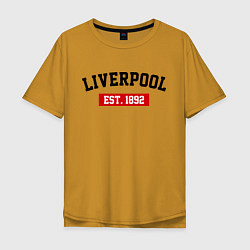 Мужская футболка оверсайз FC Liverpool Est. 1892