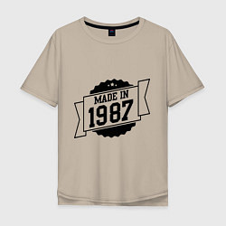 Мужская футболка оверсайз Made in 1987