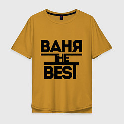 Мужская футболка оверсайз Ваня the best