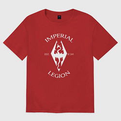 Футболка оверсайз мужская TES: Imperial Legion, цвет: красный