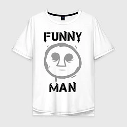 Мужская футболка оверсайз HU: Funny Man