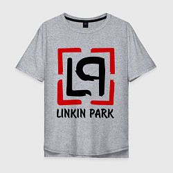 Футболка оверсайз мужская Linkin park, цвет: меланж