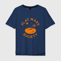 Мужская футболка оверсайз Flat Mars Society