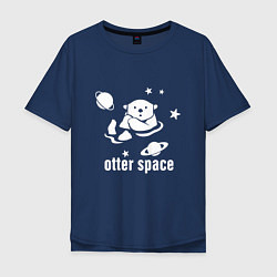 Мужская футболка оверсайз Otter Space