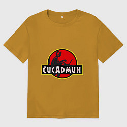 Мужская футболка оверсайз Парк Сисадмина