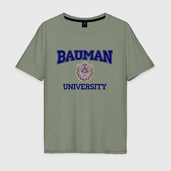 Мужская футболка оверсайз BAUMAN University