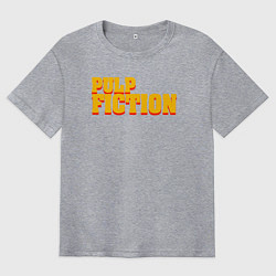 Футболка оверсайз мужская Pulp Fiction, цвет: меланж