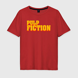 Футболка оверсайз мужская Pulp Fiction, цвет: красный