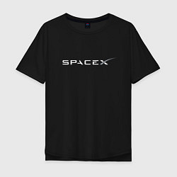 Мужская футболка оверсайз SpaceX