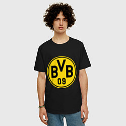 Футболка оверсайз мужская BVB 09, цвет: черный — фото 2