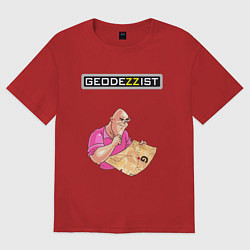 Мужская футболка оверсайз GEODEZZIST